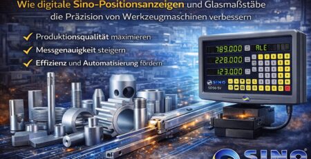 SINO positionsanzueigen für drehmaschinen und fräsmaschinen