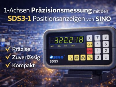 ie 1-Achsen Positionsanzeigen von SINO sind eine zuverlässige Lösung für die Messung von Positionen und Bewegungen entlang einer einzelnen Achse