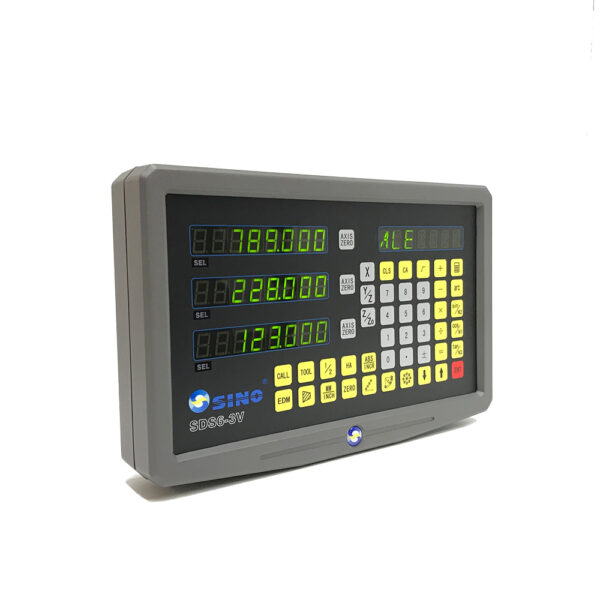 Original SINO SDS6 3V 3 Achsen Positionsanzeige Digitalanzeigge für Drehmaschine Fräsmaschine
