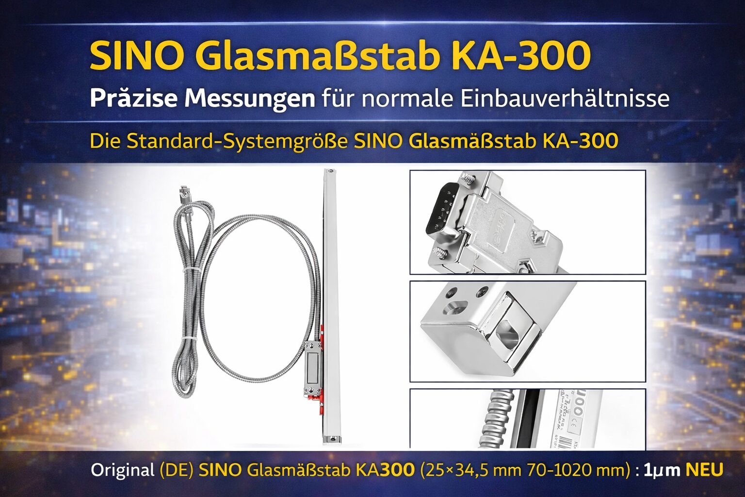 original sino KA300 glasmaßstab masstab