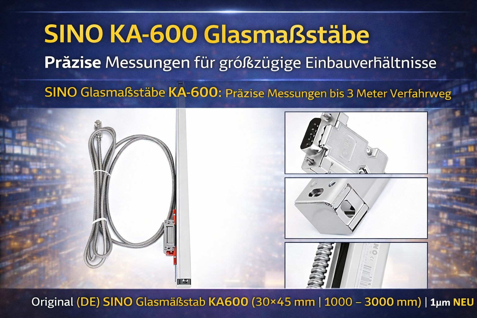 original sino glasmasstab KA600 Serie