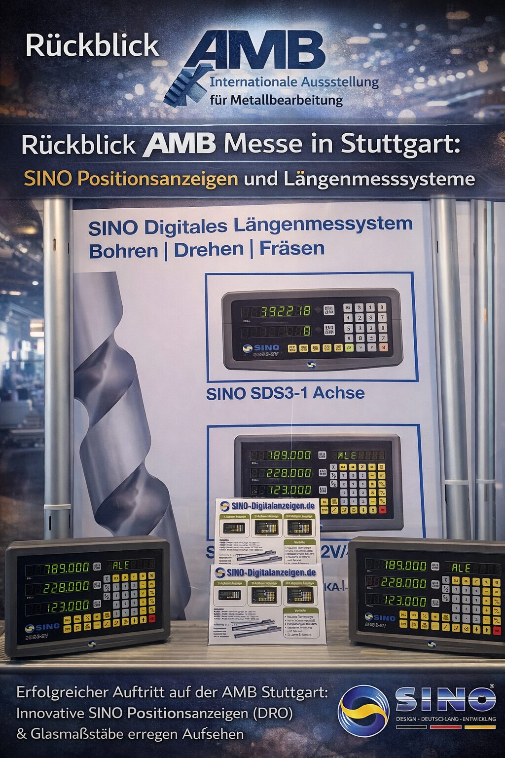 AMB-Messe-sino-positionsanzeige-drehmaschinen-fräsmaschinen