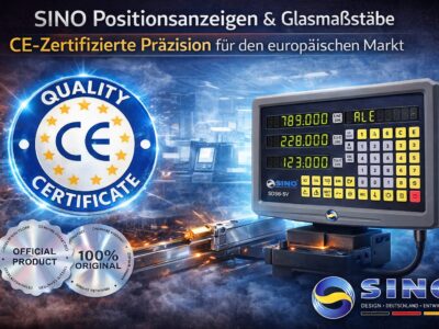 SINO Positionsanzeigen & Glasmaßstäbe mit CE Kennzeichnung und Zertifikat