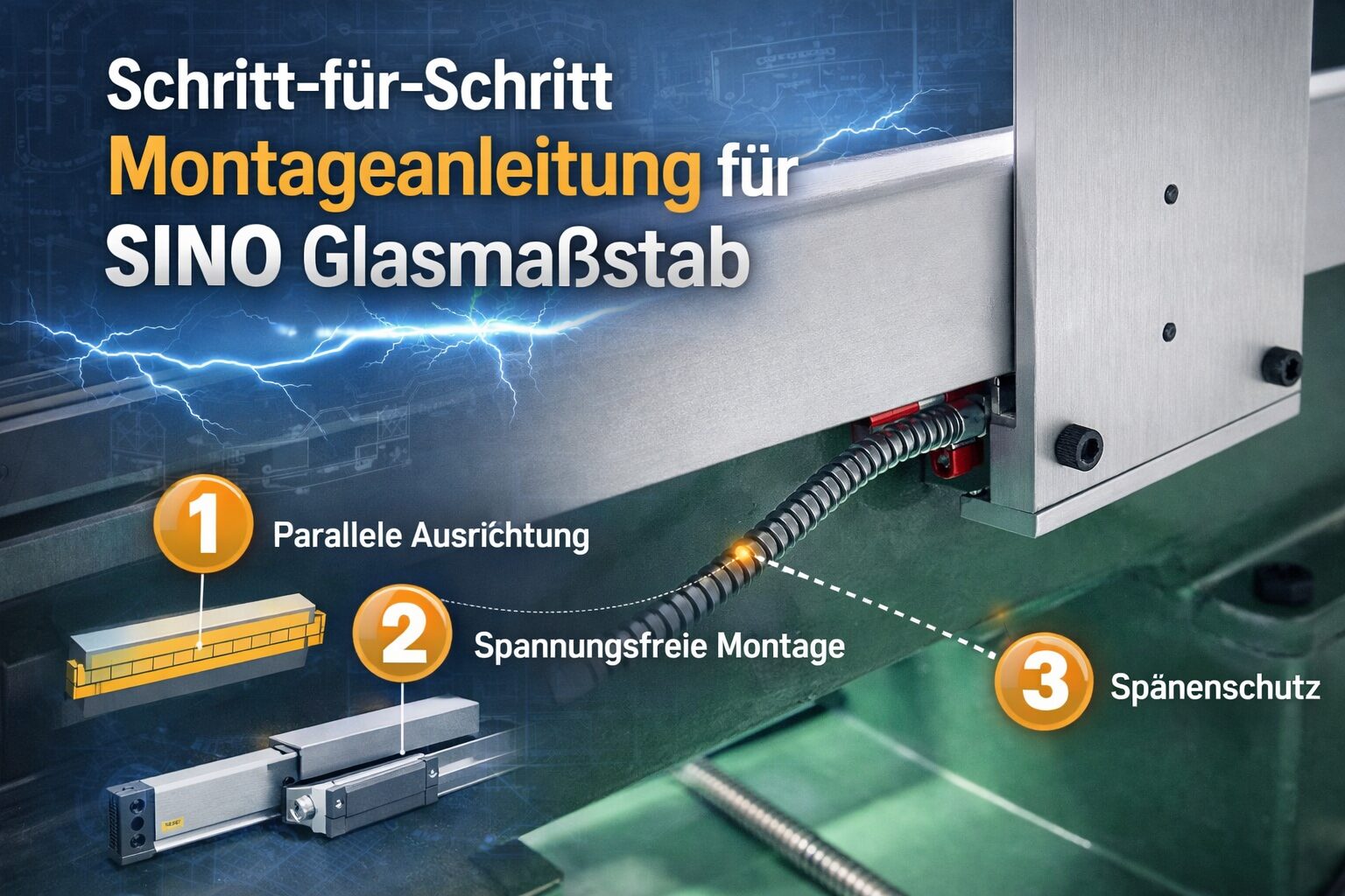 Montageanleitung Sino Glasmaßstab