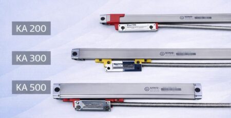 SINO Glasmaßstäbe KA200, KA300, KA500 und KA600 mit Erklärung der Genauigkeitsklassen Grade 1 bis 5 für digitale Positionsanzeigen