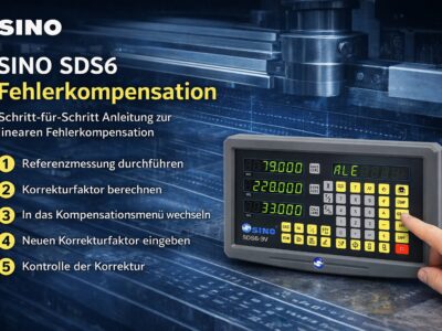 SINO SDS6 Fehlerkompensation Drehmaschine Anleitung
