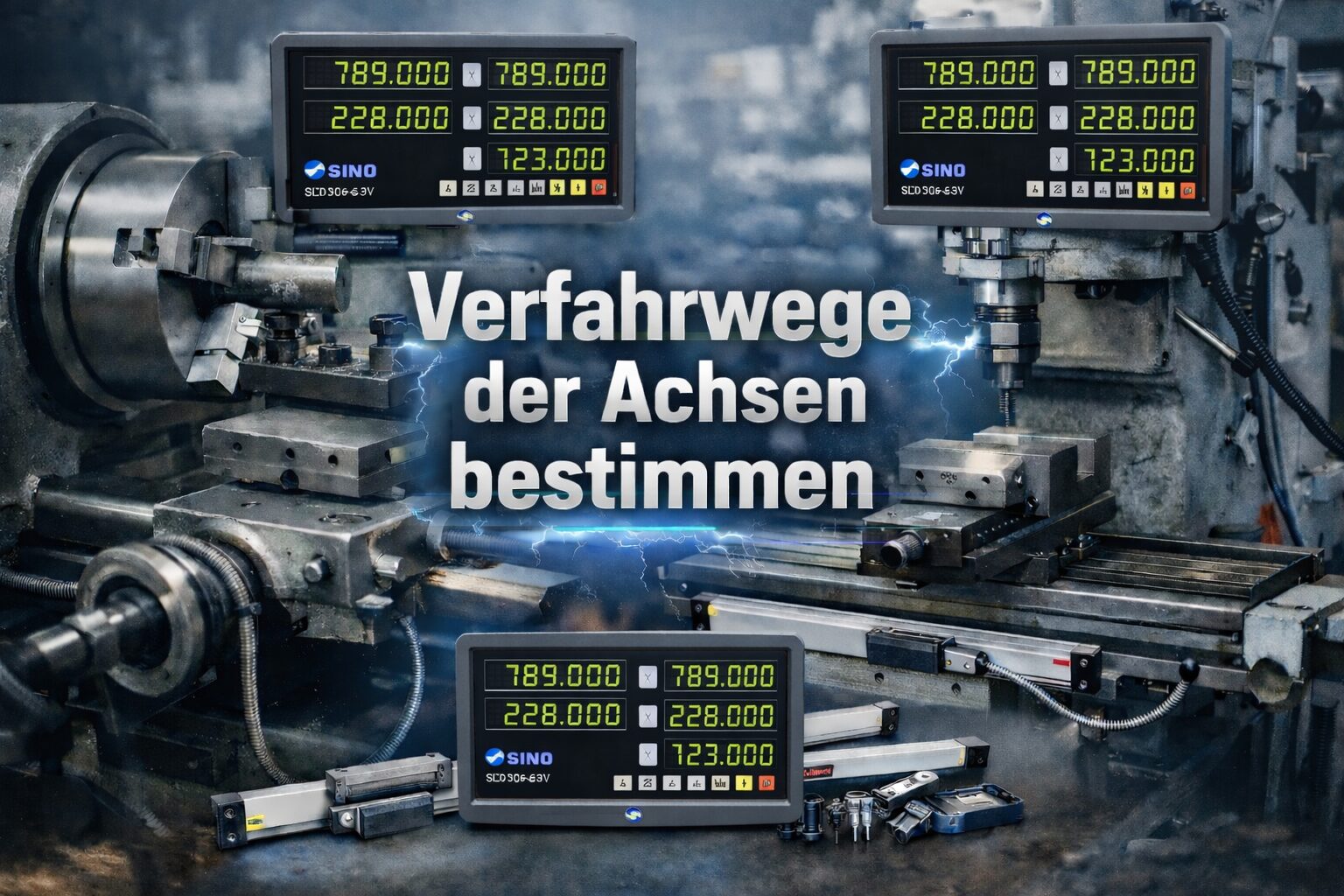 Verfahrwege sino masstäbe bestimmen